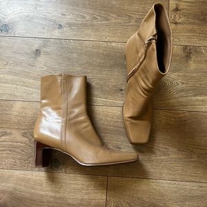 Zara Square heel booties